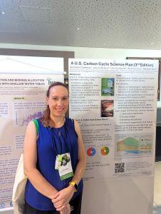 Leticia Barbero at poster session