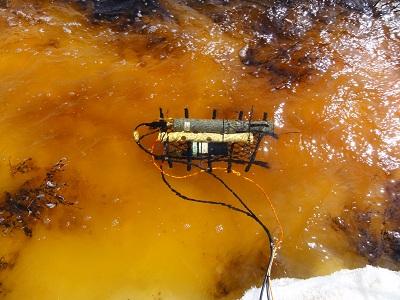 Aquatic carbon sensor in creek